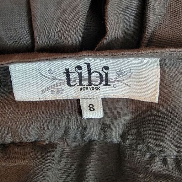 Tibi New York floral embroidered bubble skirt size 8 - Picture 8 of 9